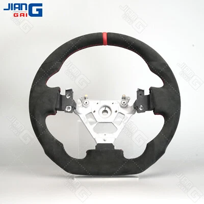 Full Alcantara Leather Sport Steering Wheel Fit Nissan 350z Red Line 2003-2009  - Image 1 of 4