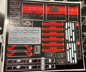 Lego Star Wars Custom Sticker for 75190 First Order Star Destroyer Ersatz sheet