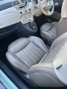 FIAT 500 VINTAGE 57 Leather INTERIOR SEATS DOOR CARDS 3 Door Hatchback 07-24 F - Picture 1 of 4