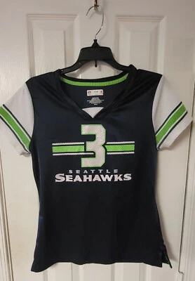 Camiseta Jersey Seattle Seahawks Russell Wilson - Mujer - Pequeña Foto 1 de 3