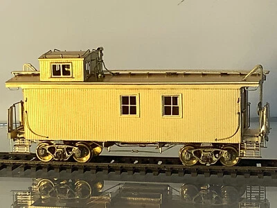 Van Hobbies V-H Models  HO scale brass CNR Wood Caboose by Samhonsa - Image 1 of 4