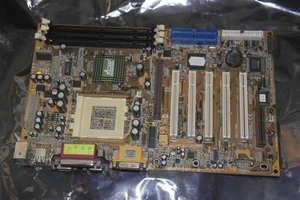 ATX ACORP 6A815E1/EP1 Mainboard Socket 370 SDRAM AGP PCI CNR VGA audio intel 815 - Picture 1 of 13