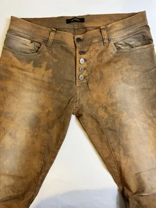 Imperial Rusted Dye Button Fly Jean Size 36 - Picture 1 of 9