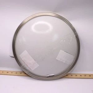 Commercial Electric Dimmable Ceiling Light LED Flush Mount Brushed Nickel 14 - Picture 1 of 5