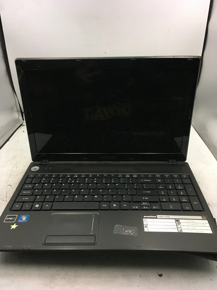 EMACHINES E442 V133 - FOR PARTS/REPAIR - AMD V140 - NO RAM - 15" - READ DESC -BB - Image 1 of 4