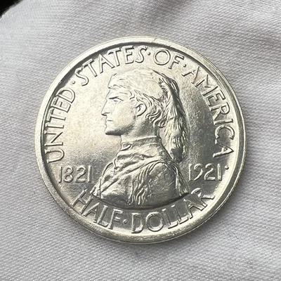 1921 Missouri Centennial .50c Half Dollar Classic Commemorative Silver Coin - Image 1 of 3