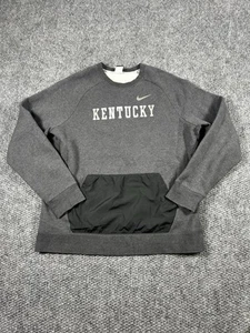 Kentucky Wildcats Sweatshirt Adult XXL Gray Nike Basketball Pullover Mens - Picture 1 of 7