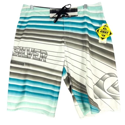 Шорты мужские Quiksilver 32 белые Revival 22 шорты 4-сторонние эластичные AQYBS00427 - Изображение 1 из 4