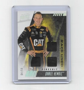 Daniel Hemric 2019 Panini Prime Holo Trios Race Used Tires 4/50 - Picture 1 of 2