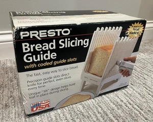 NOS Guida Affettatura Pane Presto Vintage con Slot Guida Codificata 08610 SIGILLATO IN FABBRICA - Foto 1 di 4