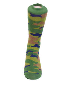 Women's Camouflage Novelty Crew Socks Shoe Size 4-10
