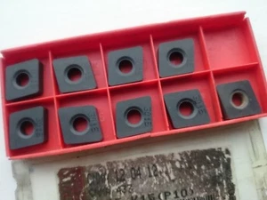 9 Sandvik carbide tips CNMA 12 04 12 3015 ( CNMA120412 120412 433 cnmg cast iron - Picture 1 of 2
