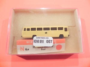 N ScaleMercedes Postal Bus in Original Packaging  Vintage 1:160  WIKING #N6P - Picture 1 of 2