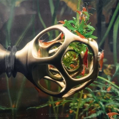 BYMAZY Swim-Through Maze Aquarium Shrimp Tank Hide-Away Fish Tank Plant Holder Ornament