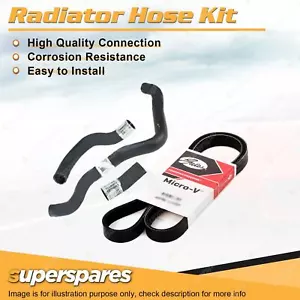 Radiator Hose + Gates Drive Belt Kit for Ford Ranger PX 3.2L P5AT 2011-ON - Picture 1 of 2