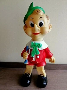 Vintage Disney Pinocchio Rubber Figure Still has original Squeak - Picture 1 of 6