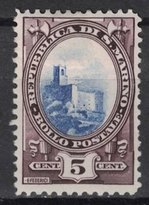 SAN MARINO:1929-35 SC#115 MH The Rocca (State Prison)  X173 - Picture 1 of 2