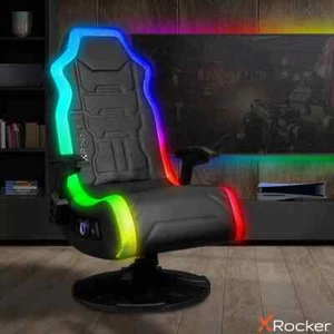 X Rocker Aurora 2.1 Bluetooth RGB Gaming Chair with LED Lights - Picture 1 of 7