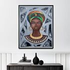 Peinture à l'huile pour femmes africaines peintes à la main | art mural abstrait moderne | décoration intérieure