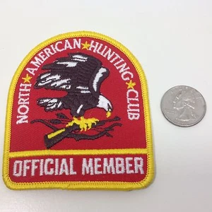 Vintage Patch ~ North American Hunting Club Official Member 3" x 3.5" - Picture 1 of 4