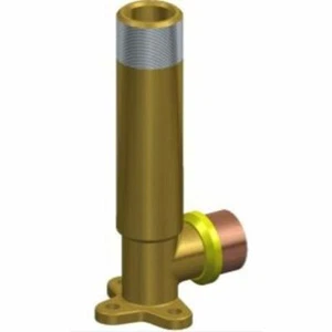 Iplex LUGGED EXTENDED WALL ELBOW 16x15x100mm K1 Polybutylene xMale, FK1601615100 - Picture 1 of 1
