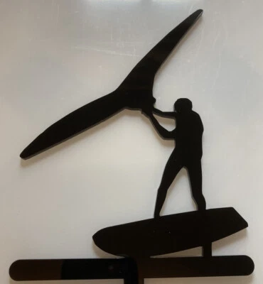 Wing Foil Cake Topper Paddle. Reusable Acrylic. 3mm Thick. Surfing - Image 1 of 2