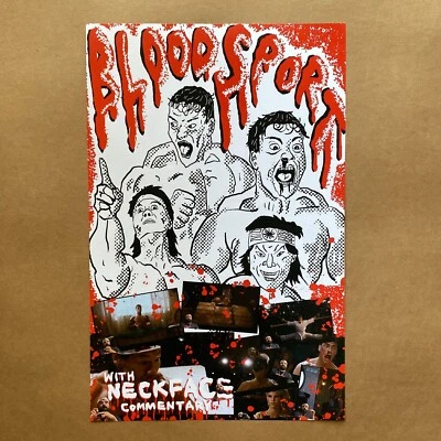 Neckface Bloodsport Commentary Art Print Movie Film Poster Graffiti Street Sdcc - Image 1 of 4