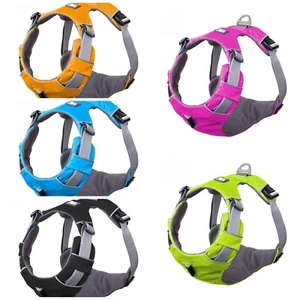 Dog Harness Nylon Reflective Adjustable Small Medium Large X-Large - Picture 1 of 10