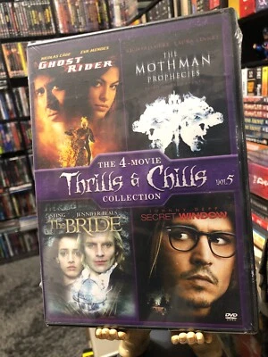 Thrills & Chills Vol 5 The Bride, Ghost Rider, Mothman Prophecies.Secret Window. - Image 1 of 4