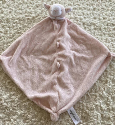 Angel Dear девочек светло-розовый белый ягненок флис милый безопасности одеяло игрушка мягкий - Изображение 1 из 4