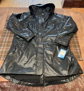 **NEW WITH TAGS** Columbia Dawn Watch Black Dot Jacket Black Women's X-Large - Picture 1 of 17