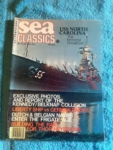 Sea Classics Magazine ~ May 1977 - USS North Carolina The Immortal Showboat - Picture 1 of 4