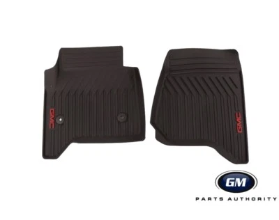 2015-2019 GMC Yukon Cocoa Front All-Weather Floor Mats 23452755 Genuine OEM GM - Image 1 of 4