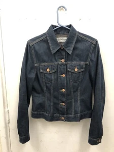 Warehouse Blue Denim Jacket Size U.K. 8 Eur 36 - Picture 1 of 4