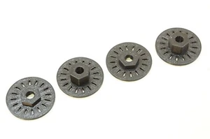 Slotted Scale Brake Disk Rotors for Traxxas 4Tec Hex Set for 3mm offset wheels - Photo 1 sur 2