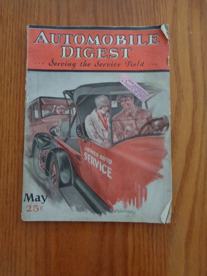 Automobile Digest magazine May 1929: Who Says Hard Work Pays? SC - Image 1 of 1
