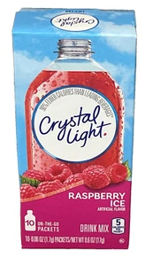 Crystal Light Raspberry Ice On The Go Drink Mix 0.6 oz - Picture 1 of 1