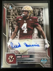 2025 Bowman University Chrome Reed Harris Boston College Rookie Auto - Picture 1 of 2