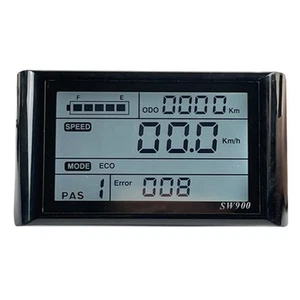 Ebike SW900 Control Pantalla LCD Bicicleta Eléctrica Velocímetro Was5227 - Imagen 1 de 7