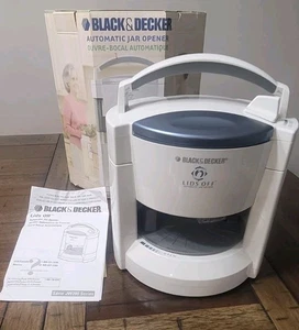 Abridor de tarros automático Black & Decker tapas modelo JW200 blanco - Imagen 1 de 14