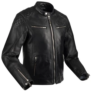 Segura Curtis Classic Leather Motorcycle Jacket - Black - Picture 1 of 8