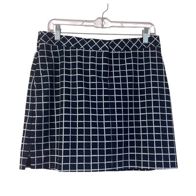 Izod Mujer Golf Skort Ventana Bolsillos Azul Blanco Talla 4 Deportes Pickleball Gimnasio Foto 1 de 4