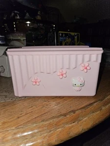 Hello Kitty Tissue Cover Box Holder Plastic Cube Sanrio - Bild 1 von 4