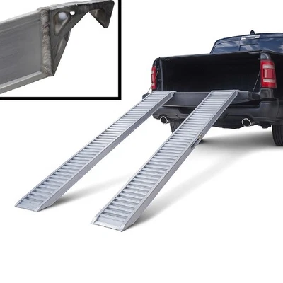 JB BRANDL ® Alu Auffahrschienen Auffahrrampen 2500 x 300 x 75mm m Hakenkopf passend f. Saris