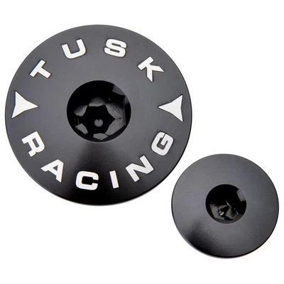 Kit de tapones de motor de aluminio Tusk Billet negro para HONDA CRF150R 2007-2009,2012-2023 Foto 1 de 4