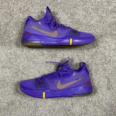 Nike Kobe AD Lakers Visitante Hyper Grape AR5515-500 Púrpura Amarillo Zapatos Para Hombres Talla 13 Foto 1 de 4