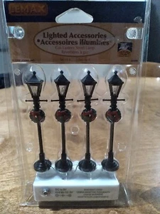 Lemax Weihnachtsdorf Sammlung Gaslaterne Straßenlampe 64498 - Bild 1 von 4