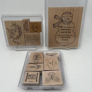 Juego de estampillas transparentes Stampin Up All Things Thanks Thanks Thanks Thanks Thanks - Imagen 1 de 12