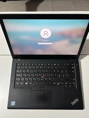 Lenovo ThinkPad T470 14" (256GB SSD, Intel Core i5-6300U, 2,4GHz, 8GB RAM)... - Immagine 1 di 4
