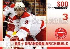 2010-11 Sault Ste. Marie Greyhounds #1 Brandon Archibald
